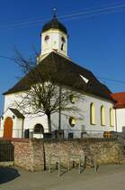 Attenhofen, St. Laurentius Kirche, Landkreis Neu-Ulm (29.03.2011)