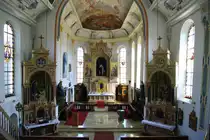 Ebersbach, St. Ulrich Kirche, Alt�re, Landkreis Ostallg�u (09.04.2011)