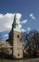 Kirchturn in Springe am 13.04.2011.