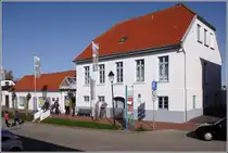 Das Nationalpark-Haus Museum Fedderwardersiel ist im ehemaligen Zollhaus des Gro�herzogtums Oldenburg untergebracht. 17.04.2011