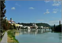 Die Innpromenade in Passau. 16.09.2010 (Jeanny)