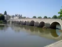 Montrichard, Cher Br�cke (01.07.2008)