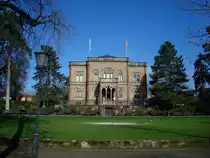 Freiburg im Breisgau, das Colombi-Schl��chen, eine herrschaftliche Villa im neugotischen Stil von 1869-71 erbaut,  2010