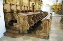 Ulm, Kloster Wiblingen, Chorgest�hl (18.05.2011)