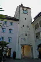 Waldshut am Hochrhein, das Basler Tor stadteinw�rts gesehen, Mai 2011 