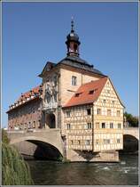 Das alte Rathaus in Bamberg.