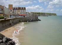 Arromanches, Hafen (05.07.2008)