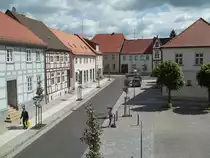 Wusterhausen/Dosse, Am Markt, Nordseite, Blick vom  Herbst'schen Haus  (28.05.2011)