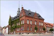 Das Rathaus in Plau am See. 15.06.2011