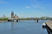Kln - Dom, Deutzer- und Hohenzollernbrcke  - 30.05.2011
