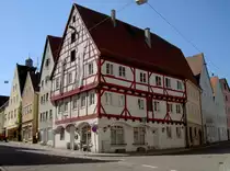 Lauingen, Fachwerkhaus in der Geiselinastra�e (28.06.2011)