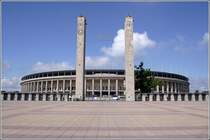 Das Berliner Olympiastadion am 05.07.2011.
