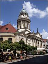 Der Franzsische Dom am Gendarmenmarkt in Berlin. 05.07.2011