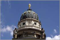 Die Kuppel des Deutschen Doms am Gendarmenmarkt in Berlin. 05.07.2011