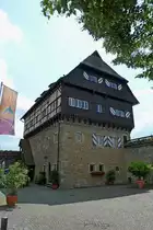 Balingen, das Zollernschlo� von der Stadtseite, Juli 2011