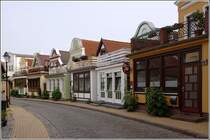 In der ruhig gelegenen Alexandrinenstrae in Rostock-Warnemnde sind viele Unterknfte zu finden. 15.06.2011