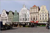 Rostock, Giebelh�user am Neuen Markt. 16.06.2011