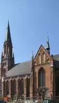 Schwerin [MV]; S�dseite der Paulskirche, Schwerin 18.04.2010