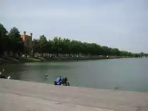 Schwerin [MV]; S�dufer des Pfaffenteich, Schwerin 15.08.2009