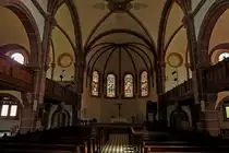 Badenweiler, der Innenraum der Pauluskirche, Juni 2011