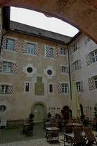 Wasserschlo Glatt, der Innenhof, Juli 2011