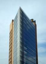 Eine Spitze fr den Potsdamer Platz: das  debis-Haus  des italienischen Architekten Renzo Piano. 19.7.2011