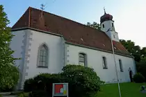 Zimmern bei Hechingen, die St.Jakobus-Kirche wurde 1896 eingeweiht, Juli 2011