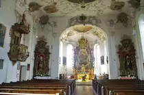 Amendingen, St. Ulrich Kirche, Alt�re von Gabriel Wei�, 
Stadt Memmingen (10.08.2011)
