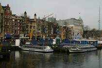 Beim Winterspaziergang durch Amsterdam; 04.03.2007
