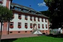 St.Blasien, das Rathaus des bekannten Kurortes im Hochschwarzwald, Aug.2011