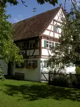 Stoffenried, Fachwerkhaus mit Kreisheimatstube, Kreis Gnzburg (15.09.2011)