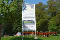 Gladbeck: Rathauspark mit Kulturhauptstadtprojekt 2010 F��ler (September 2011)