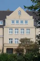 Gladbeck: Eingangsbereich des ehem. Finanzamtes am Jovyplatz (September 2011)