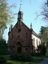 Freiburg im Breisgau, die 1895 erbaute evangelische Erl�serkirche im Stadtteil Neuburg, Mai 2010