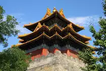 Detailaufnahme eines Eckturms der Verbotenen Stadt. (17.9.2011)