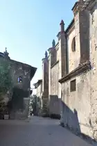 SIRMIONE (Provinz Brescia), 30.09.2011, Teil der Au�enfassade der Kirche Santa Maria Maggiore