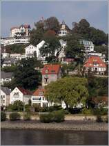 Hamburg-Blankenese, ein Wohnviertel mit Elbblick. 02.10.2011