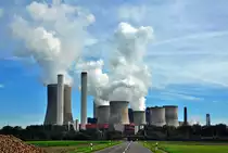 Kraftwerkdampf der RWE in Niederau�em - 10.08.2011