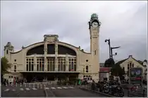 Der sehenswerte Bahnhof von Rouen wurde im Jugendstil errichtet. 05.10.2011