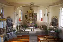 Maierh�fen, Alt�re der St. Gebhard Kirche, Kreis Lindau (30.10.2011)