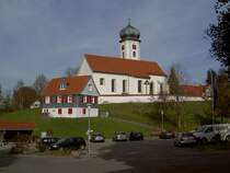Wallfahrtskirche Maria Thann, erbaut von 1684 bis 1695 unter Pfarrer Matthus Gaisser, Kreis Lindau (30.10.2011)