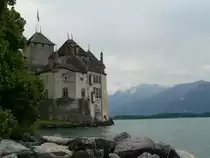 Das Ch�teau de Chillon am Genfersee, 2011-07-28