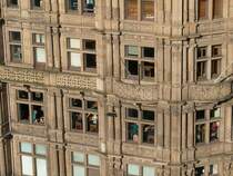 Edinburgh am 21.10.2010, Kaufhaus 'Jenners' an der Princes Street. Blick vom 'Scott Monument'.