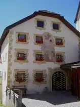 Tarasp, Engadinerhaus, Graub�nden (22.08.2010)