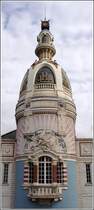Nantes, Tour LU. Es handelt sich hierbei um den sehenswerten Turm der ehemaligebn Keksfabik Lef�vre Utile. 07.10.2011