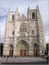 Die Kathedrale Saint-Pierre Saint-Paul von Nantes geht in ihrer jetzigen Form auf das 15. Jahrhundert zur�ck. 07.10.2011