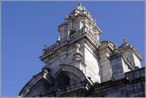 A Corua. Hufig heit es Kopf in den Nacken um die Schnheiten der Stadt sehen zu knnen. Hier der barocke Turm von Santo Domingo, einem Kloster in der Altstadt. 09.10.2011