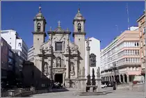 A Coru�a. Die Igrexa de San Xurxo (San Jorge) ist nur ein Steinwurf vom Praza de Maria Pita entfernt. 09.10.2011