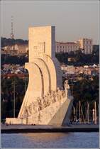 Das Denkmal der Entdeckungen (Padrao dos Descobrimentos) steht in Belm untweit des Torre de Belm am Ufer des Tejo. 11.10.2011