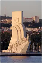 Das Denkmal der Entdeckungen (Padrao dos Descobrimentos) steht in Bel�m untweit des Torre de Bel�m am Ufer des Tejo. 11.10.2011